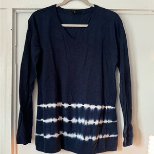 Talbots Navy Knit Top
